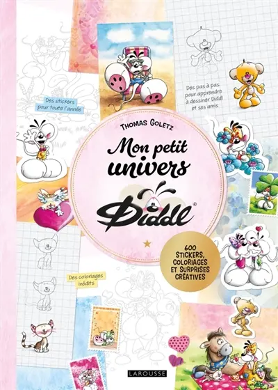 Mon petit univers Diddl : 600 stickers, coloriages et jolis papiers