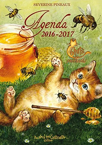 Agenda 2016-2017 : chats enchantés