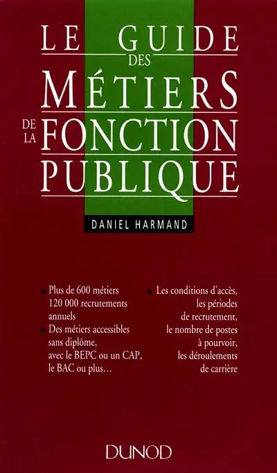Le guide des métiers de la fonction publique