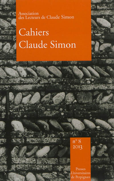Cahiers Claude Simon, n° 8