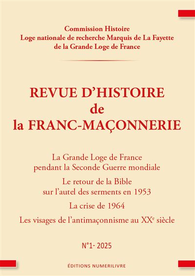 Revue d'histoire de la...