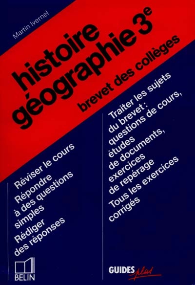 Histoire-Géographie : brevet des collèges