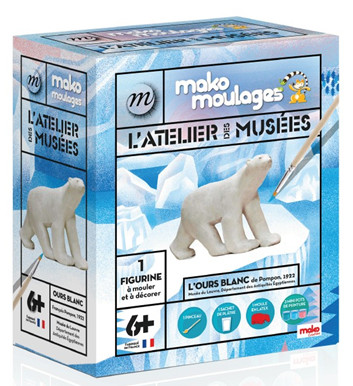 Mako Moulages - Mako Moulages - Moulage Espèces protégées Ours polaire  blanc - Mako Créations