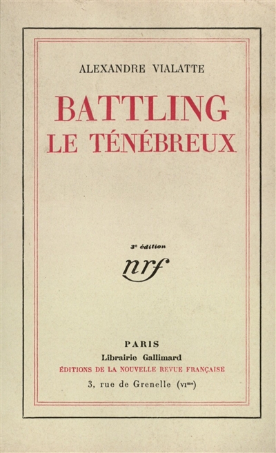 Battling le ténébreux ou La mue périlleuse