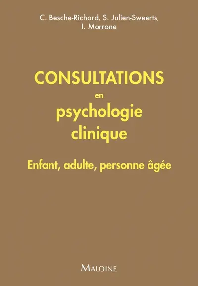 Consultations en psychologie clinique : enfant, adulte, personne âgée