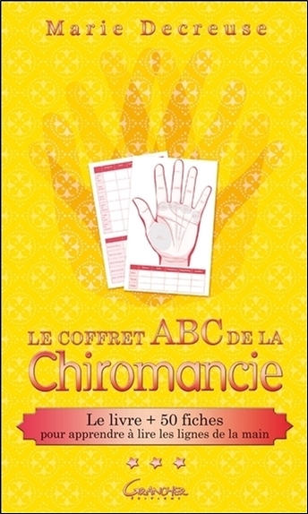 Le coffret Abc de la chiromancie : le livre + 50 fiches pour apprendre à lire les lignes de la main