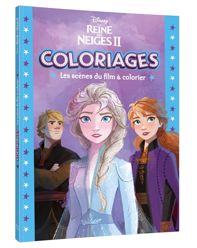 La reine des neiges II : coloriages : les scènes du film à colorier