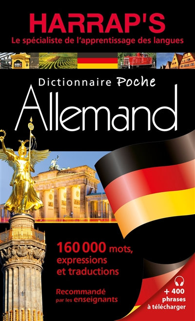Harrap's dictionnaire poche allemand : 160.000 mots, expressions et traductions