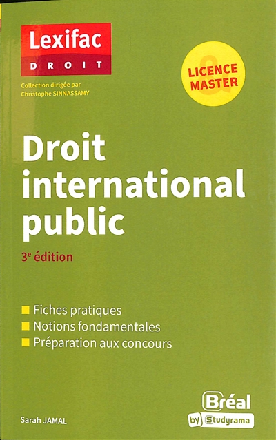 Droit international public : licence & master