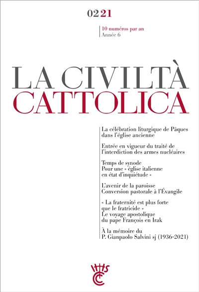 Civiltà cattolica (La), n° 2 (2021)