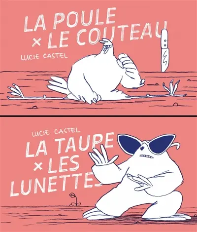 La plante et le couteau. La taupe et les lunettes