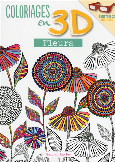 Coloriages en 3D : fleurs