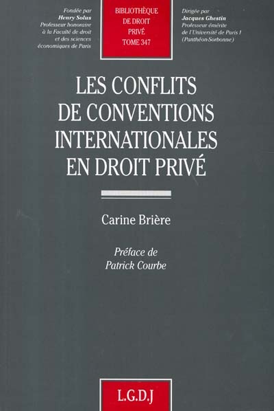 Les conflits de conventions...