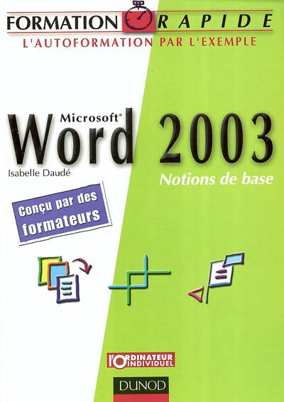 Word 2003 : notions de base