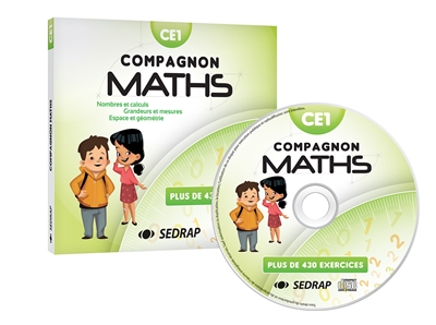 Compagnon maths CE1 : nombres et calculs, grandeurs et mesures, espace et géométrie : CD-ressources