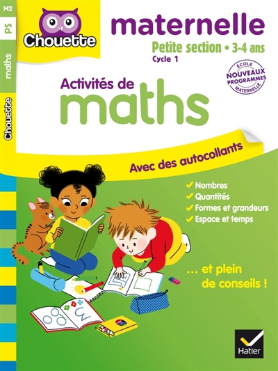 Activités de maths, maternelle petite section, 3-4 ans : cycle 1 : nouveaux programmes