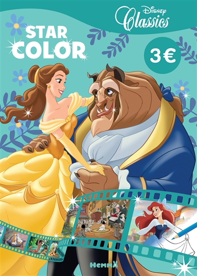 Disney classics : la Belle et la Bête : star color