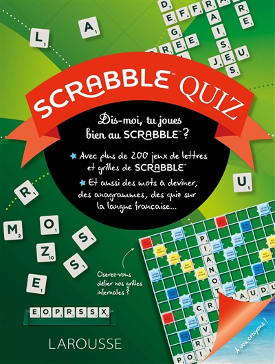 Scrabble quiz : dis-moi, tu joues bien au Scrabble ?
