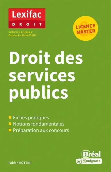 Droit des services publics : licence & master