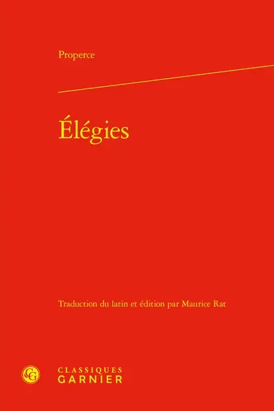 Elégies