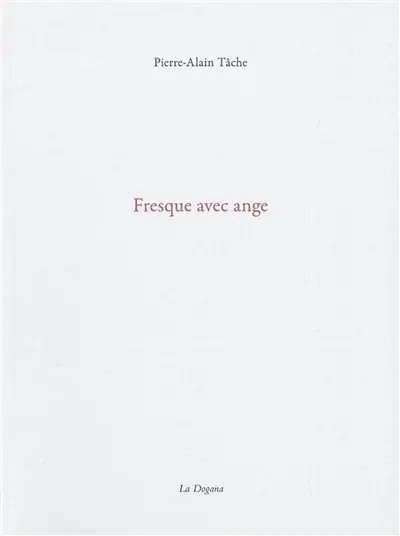 Fresque avec ange : poèmes