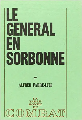 Le Général en Sorbonne