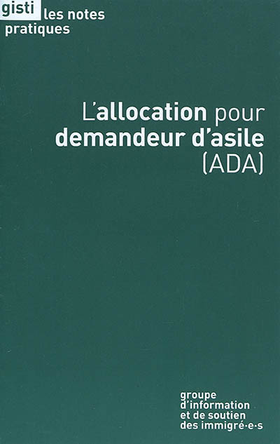 L'allocation pour demandeur d'asile (ADA)