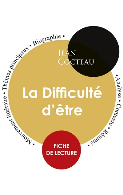 Fiche de lecture La Difficulté d'être (Etude intégrale)