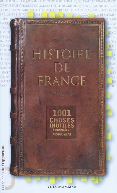 Histoire de France : 1001 choses inutiles à connaître absolument