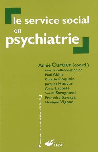 Le service social en psychiatrie