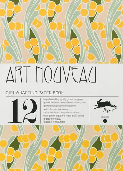 Gift wrapping paper book. Vol. 1. Art nouveau