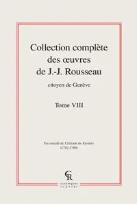 Oeuvres complètes. Vol. 8