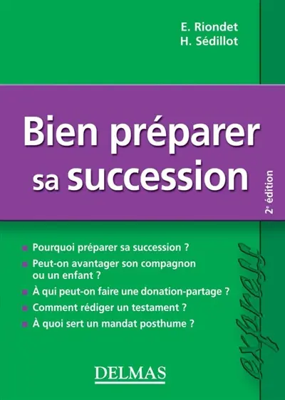 Bien préparer sa succession