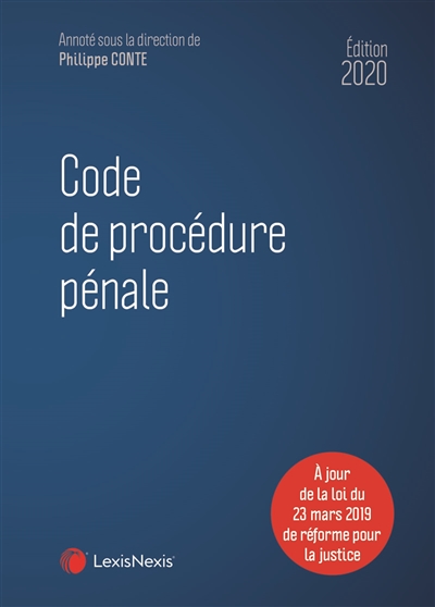 Code de procédure pénale 2020