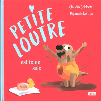 Petite loutre est toute sale