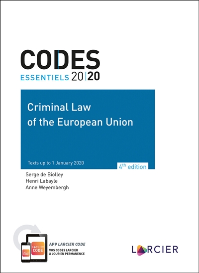Criminal law of the European Union 2020