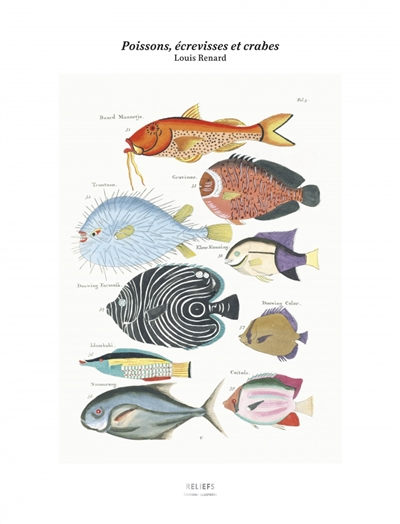 Poissons, écrevisses et crabes : tirage