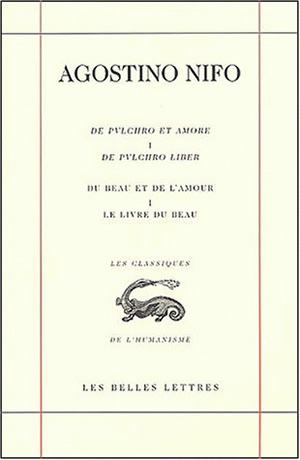 De pulchro et amore. Vol. 1. De pulchro liber. Le livre du beau. Du beau et de l'amour. Vol. 1. De pulchro liber. Le livre du beau