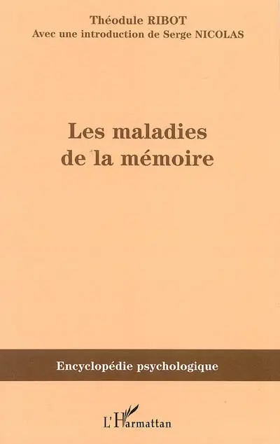 Les maladies de la mémoire (1881)