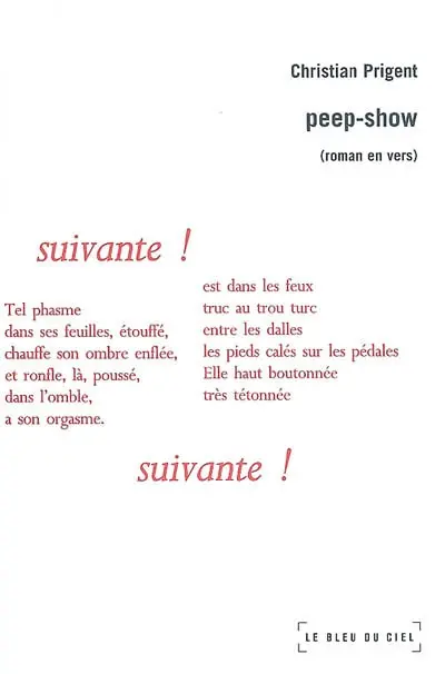Peep-show : roman en vers