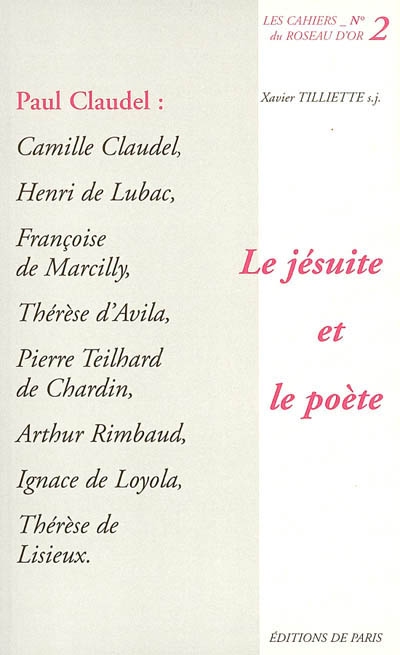 Le jésuite et le poète : éloge jubilaire à Paul Claudel