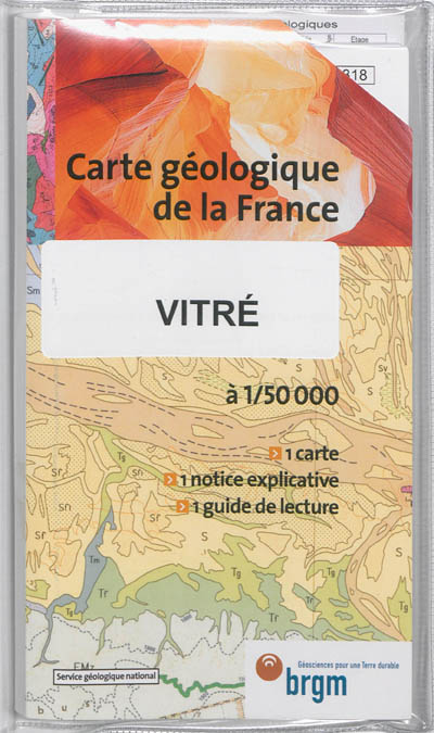 Vitré : carte géologique de la France