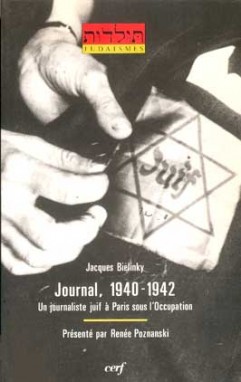 Journal, 1940-1942 : un journaliste juif à Paris sous l'Occupation