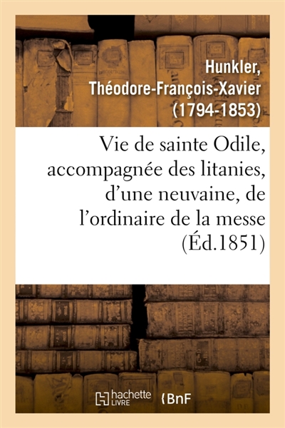 Vie de sainte Odile,...
