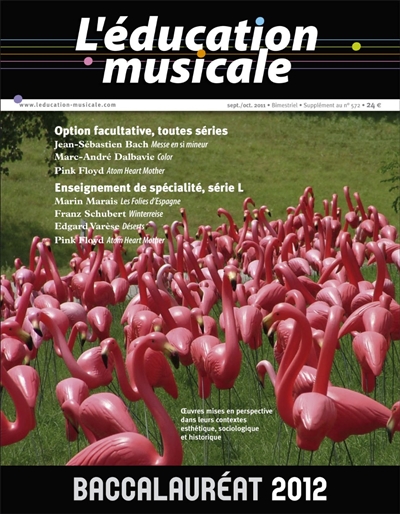 Education musicale (L'), n° suppl. 572. Baccalauréat 2012