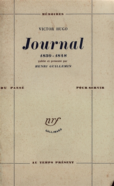 Journal : 1830-1848