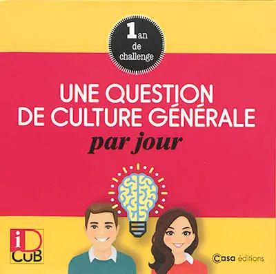 Une question de culture générale par jour