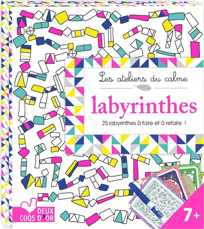 Labyrinthes : 25 labyrinthes à faire et à refaire !