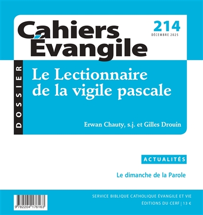 Cahiers Evangile, n° 214....