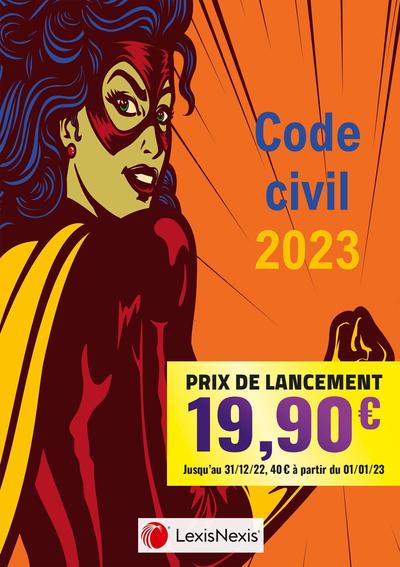 Code civil 2023 : jaquette Super Woman